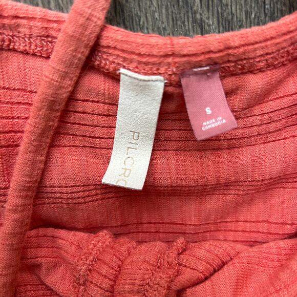 Pilcro Orange Halter Neck Tank Top Size Small - Picture 6 of 8